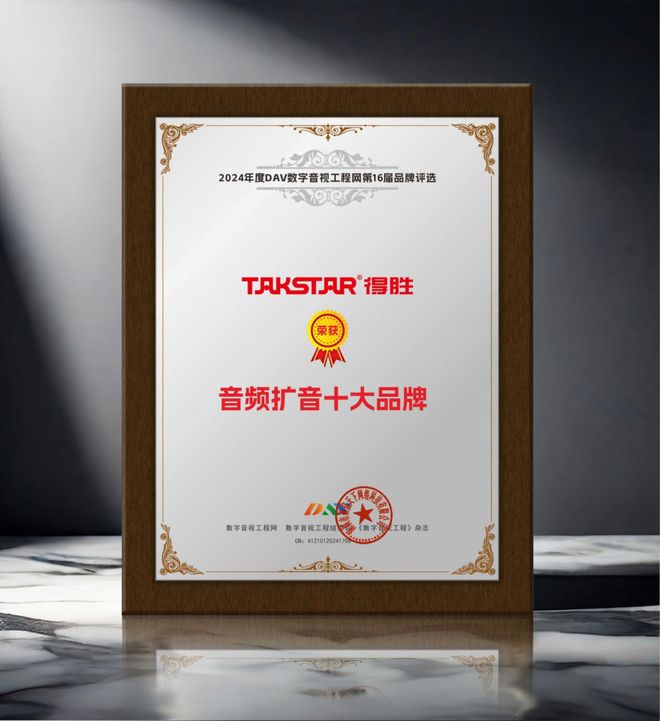 2024年度音频扩音十大品牌”名单公布！k8凯发国际入口喜讯来袭！ DAV01“(图2)