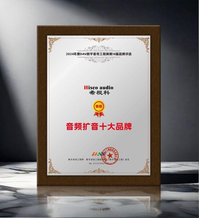 2024年度音频扩音十大品牌”名单公布！k8凯发国际入口喜讯来袭！ DAV01“(图3)